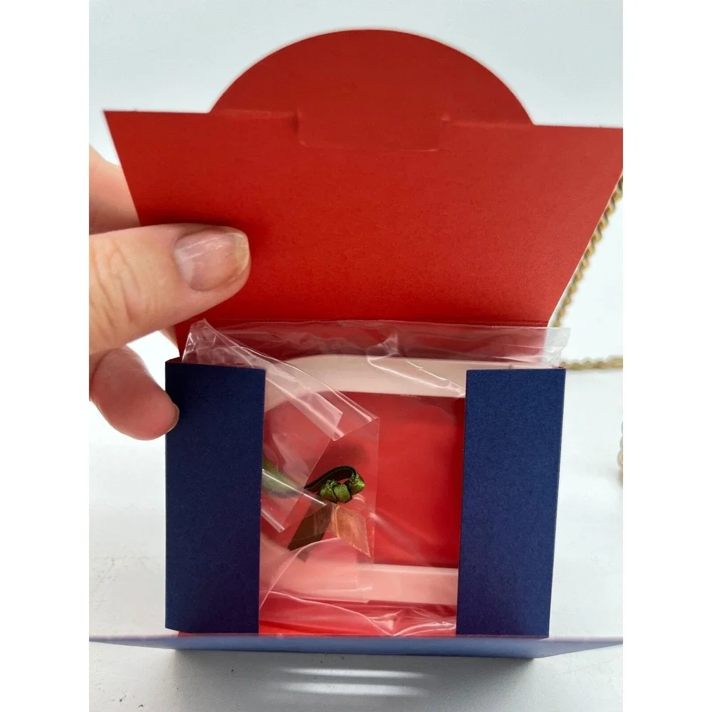 Swarovski Retired Paradise Bird Display Perch Ornament With Box Set of 10 NEW